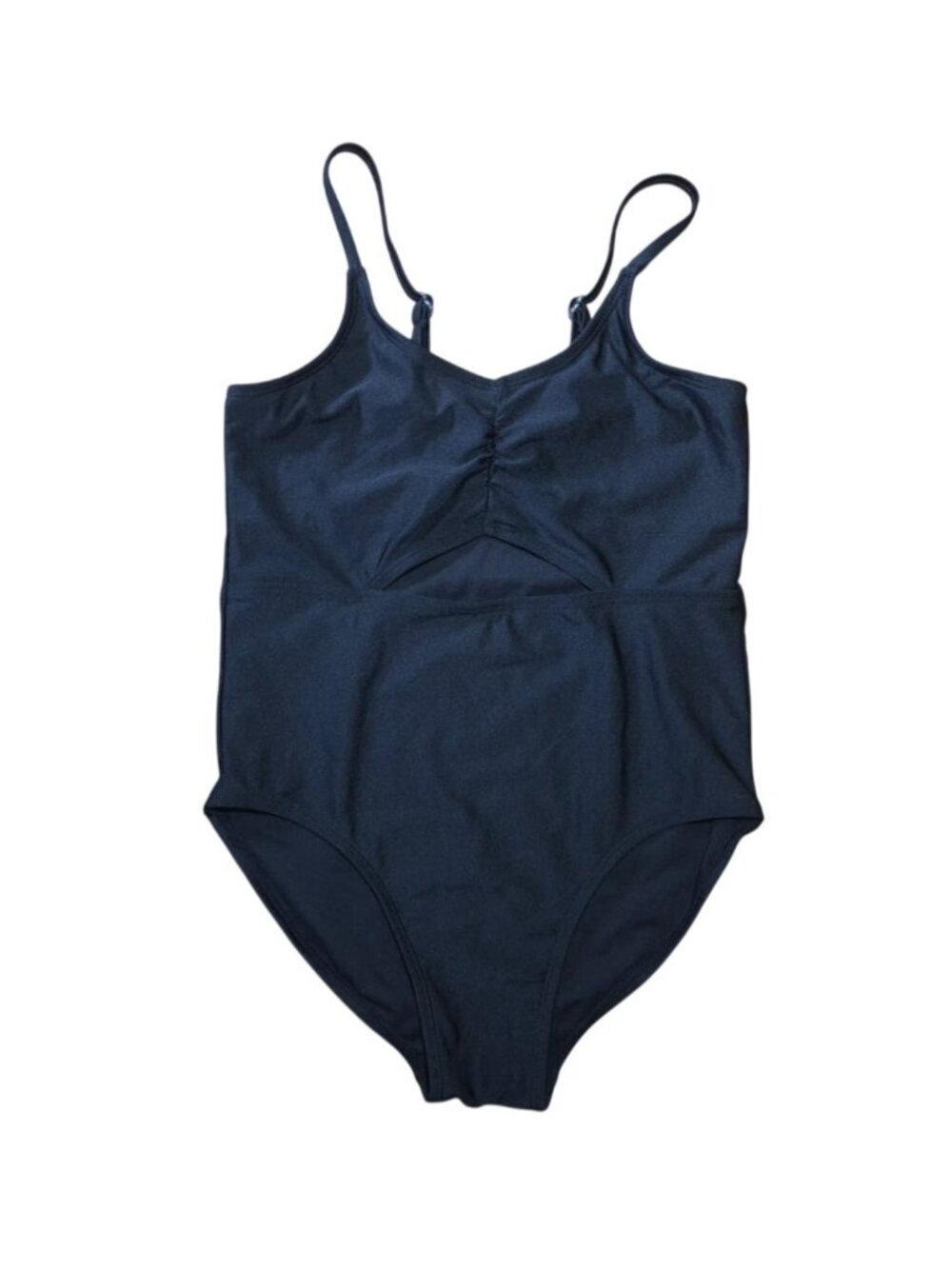 Art Class Girls Black One-Piece Swimsuit XL 14 Adjustable Straps NWT.